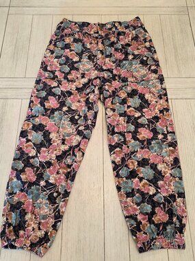 Anthropologie Anisa Floral Corduroy Jogger Pants | Medium | Excellent condition